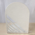 Simple white book stand office iron student bookend